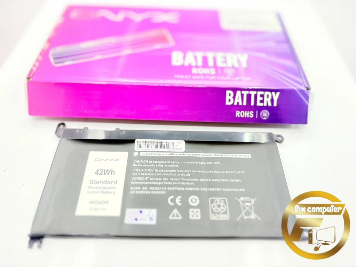 باتری دل Battery Dell WDXOR WDX0R 3CRH3 P69G001 T2JX4 C4HCW 0C4HCW FC92N  Inspiron 13 7368 7378 15 5565 5567 5568 5578 17 5765 5767 7368 7378 7560 7570 7579 7569