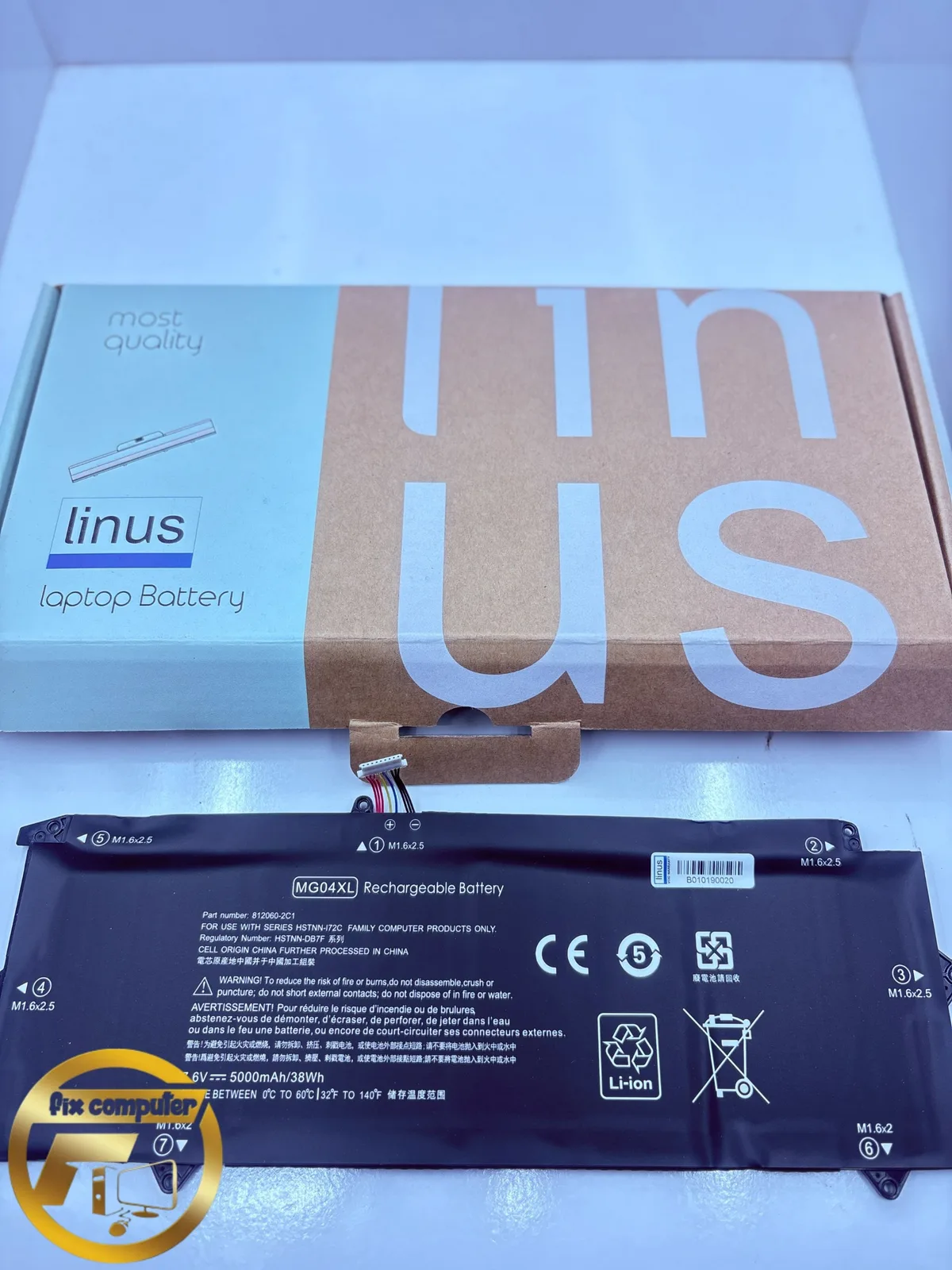 باتری اچ پی Battery HP MG04XL Elite x2 1012 G1 (V9D46PA) (V2D16PA) HSTNN-DB7F MG04 812060-2C1