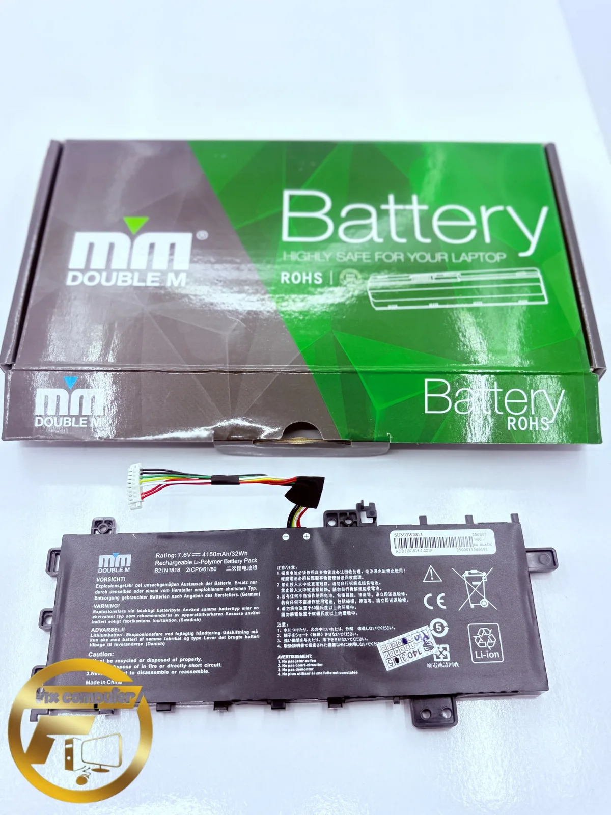 باتری ایسوس Battery Asus B21N1818 C21N1818 VivoBook 15 F512FA F512DA F512JA X512D X512DA X512J X512JA F512FB F512FJ F512FL F512UA X512FA X512FB X512FJ X512FL X512JP 2ICP7/54/83
