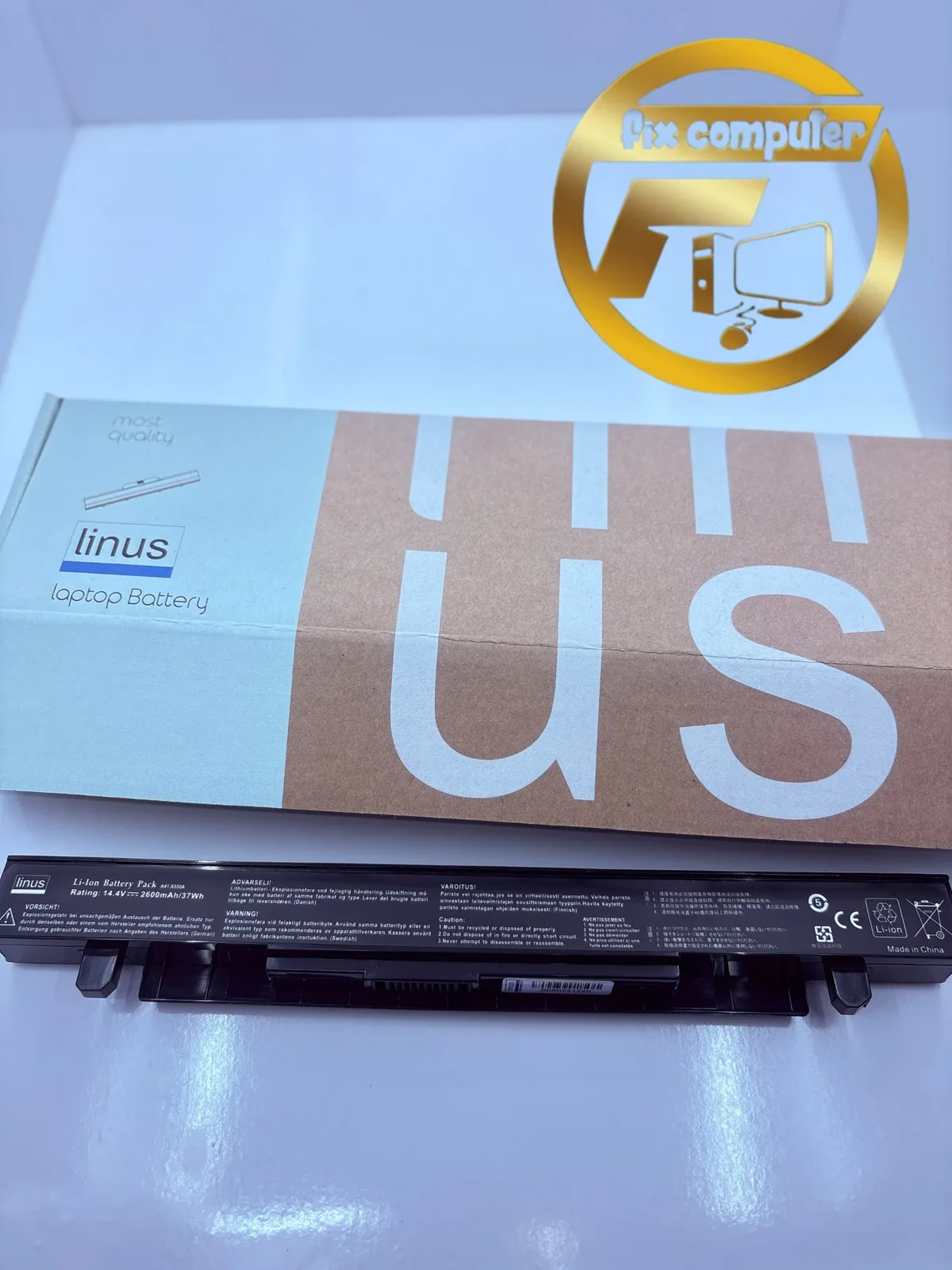 باتری ایسوس Battery ASUS A41-X550  X550A, X550B, X550C Series, X550CA   A41-X550A X550 X550C R510C X550A X550D X550J X550CA X550JK A41-X550 X550CC