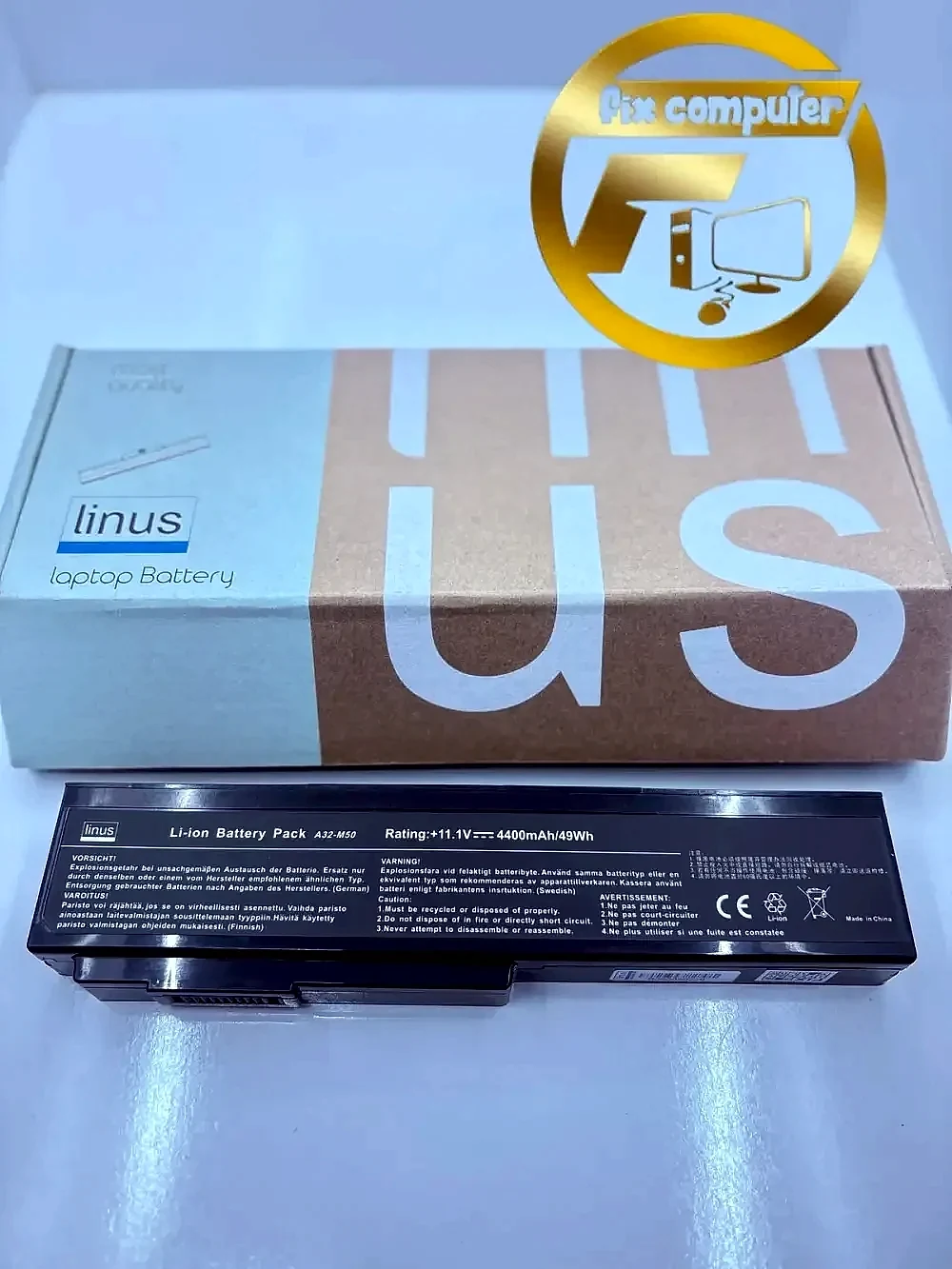 باتری ایسوس Battery ASUS A32-N61 A32-M50 A33-M50  M50 M60 N53 N53J N53JQ N53S N53SN N61J N61JQ N61JV N53SV G50 G60 G51J
