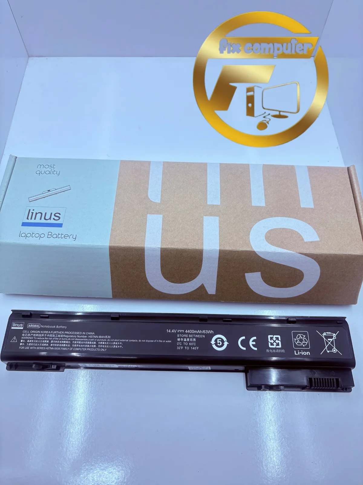 باتری اچ پی Battery HP AR08 AR08XL E7U26AA 708455-001 Battery for Zbook 15, Zbook 15 G2, Zbook 17, Zbook 17 G2 HSTNN-IB4H E7U26UT 708456-001 707614-141