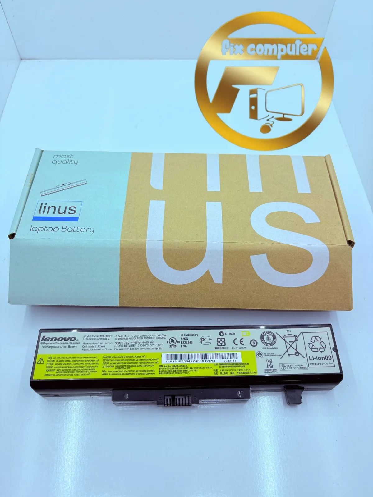باتری لنوو Battery LENOVO E430 L11S6F01 E430C E530C E435 E440 E445 E540 G480 G485 G585 Z380 Z385 Z480 Y480 Y485 Y585 Y580P B480 B485 B590 V480 V480C 0A36311 45N1050 45N1051